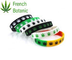 Bracelet silicone cannabis mixte