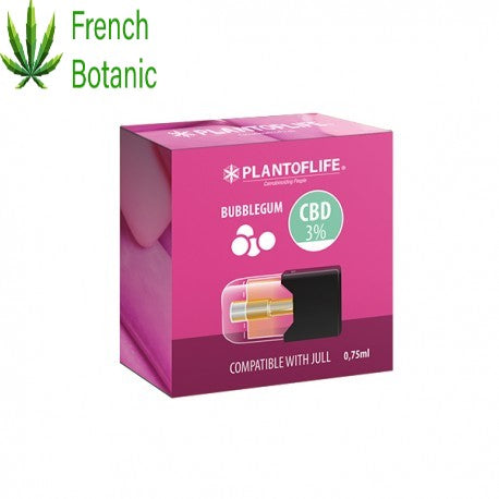 Cartouches POD BUBBLEGUM 3% de CBD Compatible JUUL