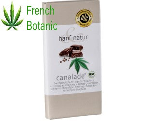 Chocolat au lait fourrée aux graines de chanvres  Bio 100 gr