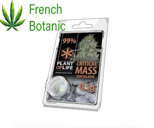 Cristaux de CBD arômatisés Critical Mass 99% pur 500 mg