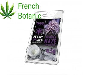 Cristaux de CBD arômatisés Purple Haze 99% pur 500mg