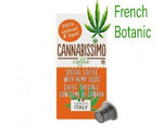 Dosettes Nespresso au graines de chanvre avec 4.9mg de CBD