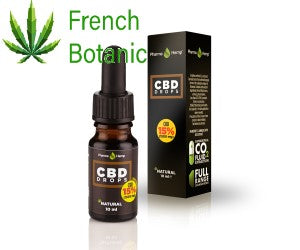 Huile de CBD 15% à l'huile de chanvre