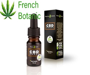 Huile de CBD 3 % à l'huile de chanvre