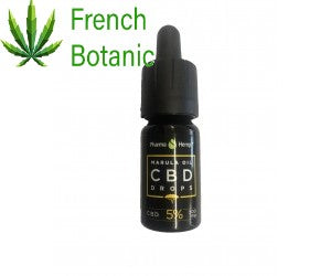 Huile de CBD 5% à l'huile de Marula 10ml