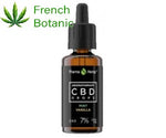 Huile de CBD 7% à l'huile de chanvre Menthe / Vanille 10ml