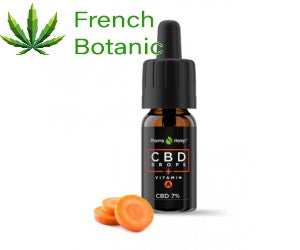 Huile de CBD 7% à l'huile de chanvre Vitamine A