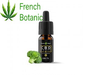 Huile de CBD 7% à l'huile de chanvre Vitamine K