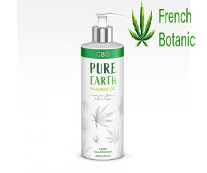 Huile de massage au CBD - Pure Earth