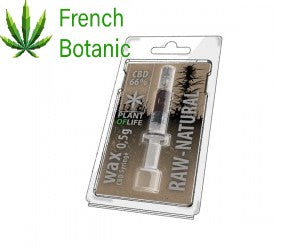 WAX RAW NATURAL 66% CBD 0.5ML